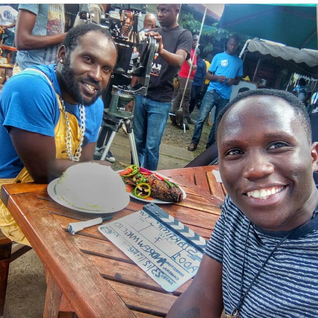 2018-04-30-Dj Shiti: Is About To Eat A Big Plate Of Ugali And Fish In Kellywood