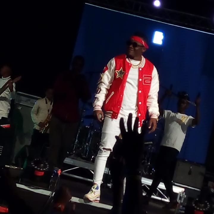 2019-1-1-Mbosso In Kellywood: Performing At The 2019 New Year's Eve Concert Held At Uhuru Gardens