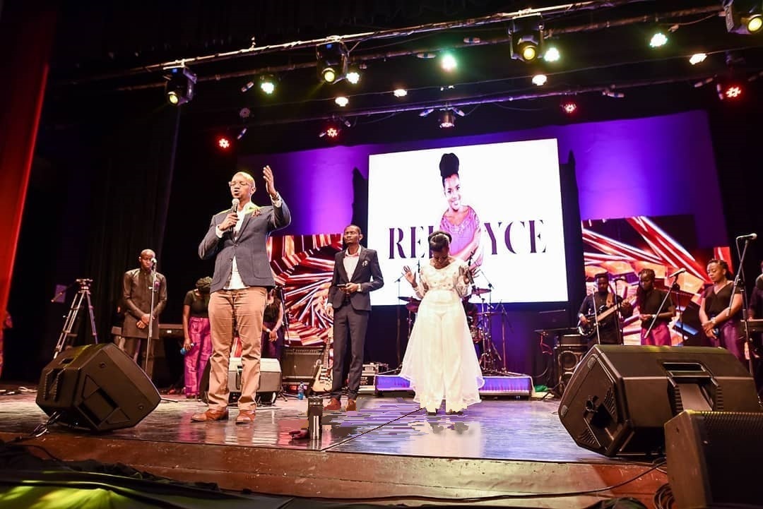 2019-5-6-Joyce Omondi Live In Kellywood: Gets Support From Hubby Waihiga Mwaura At Her Rejoice Concert
